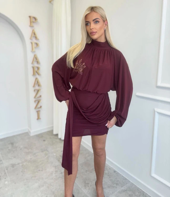 bordowa-sukienka-mini-paparazzi-fashion-kimonowe-rekawy.jpg