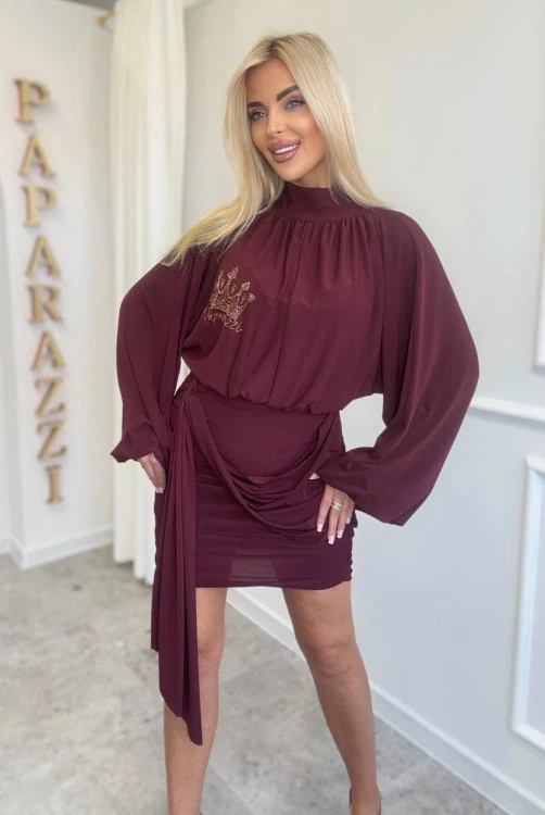 bordowa-sukienka-mini-paparazzi-fashion-przod.jpg