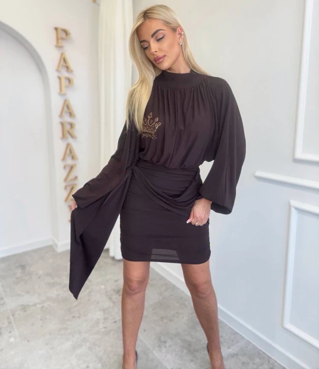 brazowa-sukienka-mini-paparazzi-fashion-kimonowe-rekawy.jpg