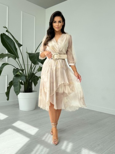 Zjawiskowa-sukienka-damska-szyfonowa-z-paskiem-o-dlugosci-midi
