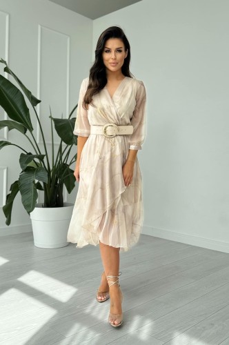 Zjawiskowa-sukienka-damska-szyfonowa-z-paskiem-o-dlugosci-midi