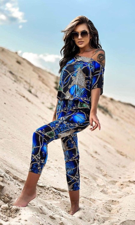 Aurora – Zjawiskowy kombinezon damski Versace style | Nowość 2025 | She&You