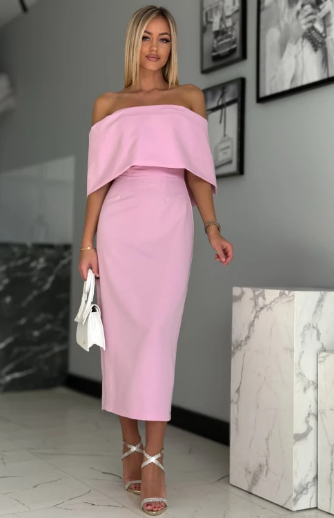 Marilyn – Różowa Sukienka Hiszpanka Marina | Bestseller Lata 2026