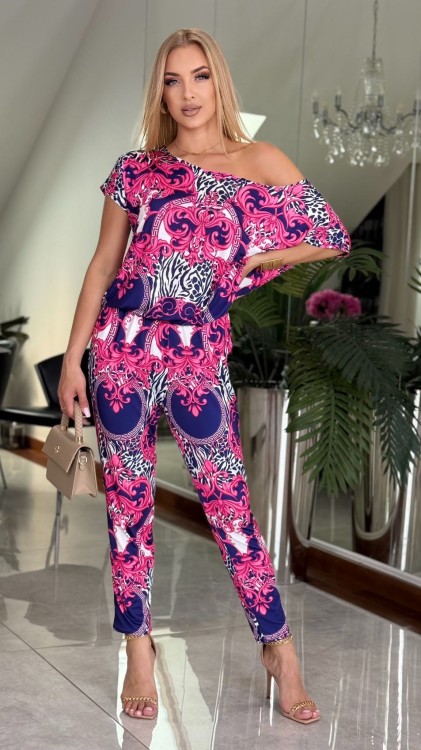 Aurora – Zjawiskowy kombinezon damski Versace style | Nowość 2026