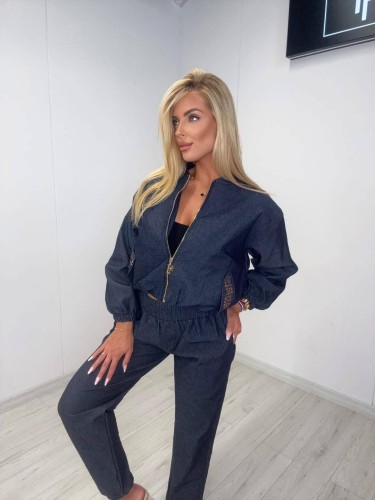 Dark- Chic -Paparazzi- Fashion – Ekskluzywny- Jeansowy- Komplet .jpg