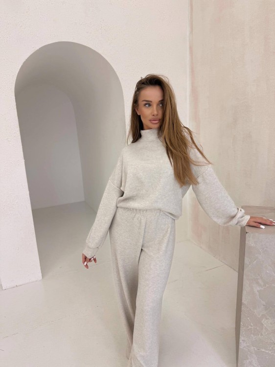 Komplet Agatha od Agatha Fashion – luksusowy czekoladowy zestaw z wełną | Must-Have jesień/zima 2025/26