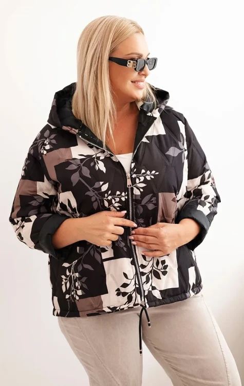 Ekskluzywna kurtka damska Plus Size oversize – modna, ocieplana, nowość 2025/26 | She&You