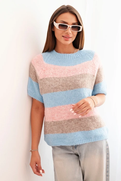 Limitowany sweter damski w pasy – włoska marka od She&You | Kolekcja Jesień–Zima 2025/26