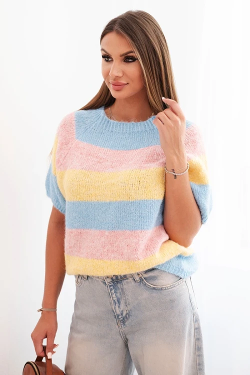 Limitowany sweter damski w pasy – włoska marka od She&You | Kolekcja Jesień–Zima 2025/26