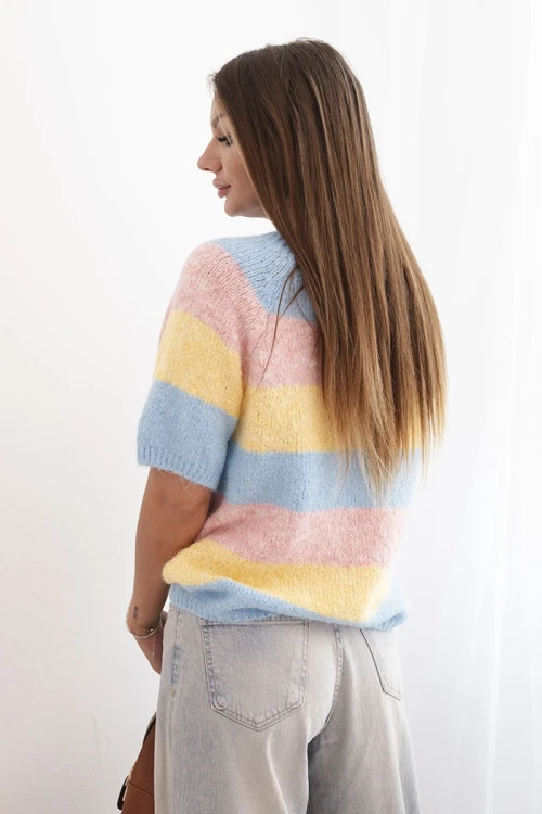 Limitowany sweter damski w pasy – włoska marka od She&You | Kolekcja Jesień–Zima 2025/26